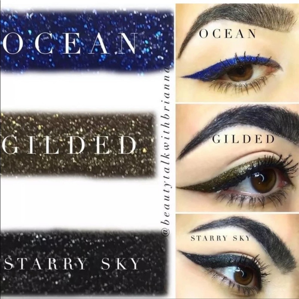 [SeneGence] sealed eye sense liquid liner gilded gold glitter limited edition - Picture 3 of 7